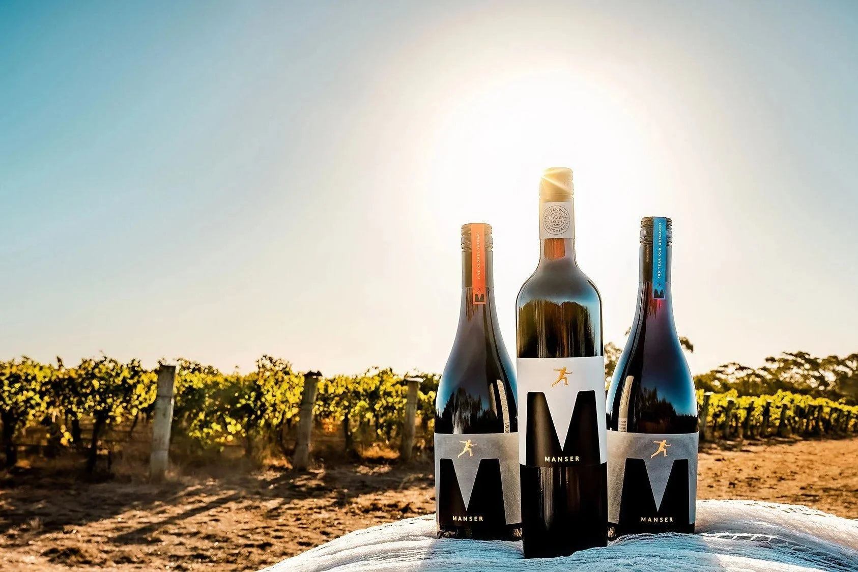 Why a leaping man? How Manser Wines began.